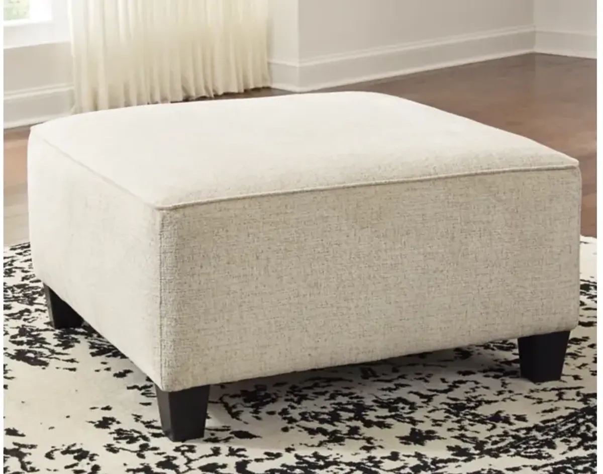 Abinger Oversized Accent Ottoman, Beige