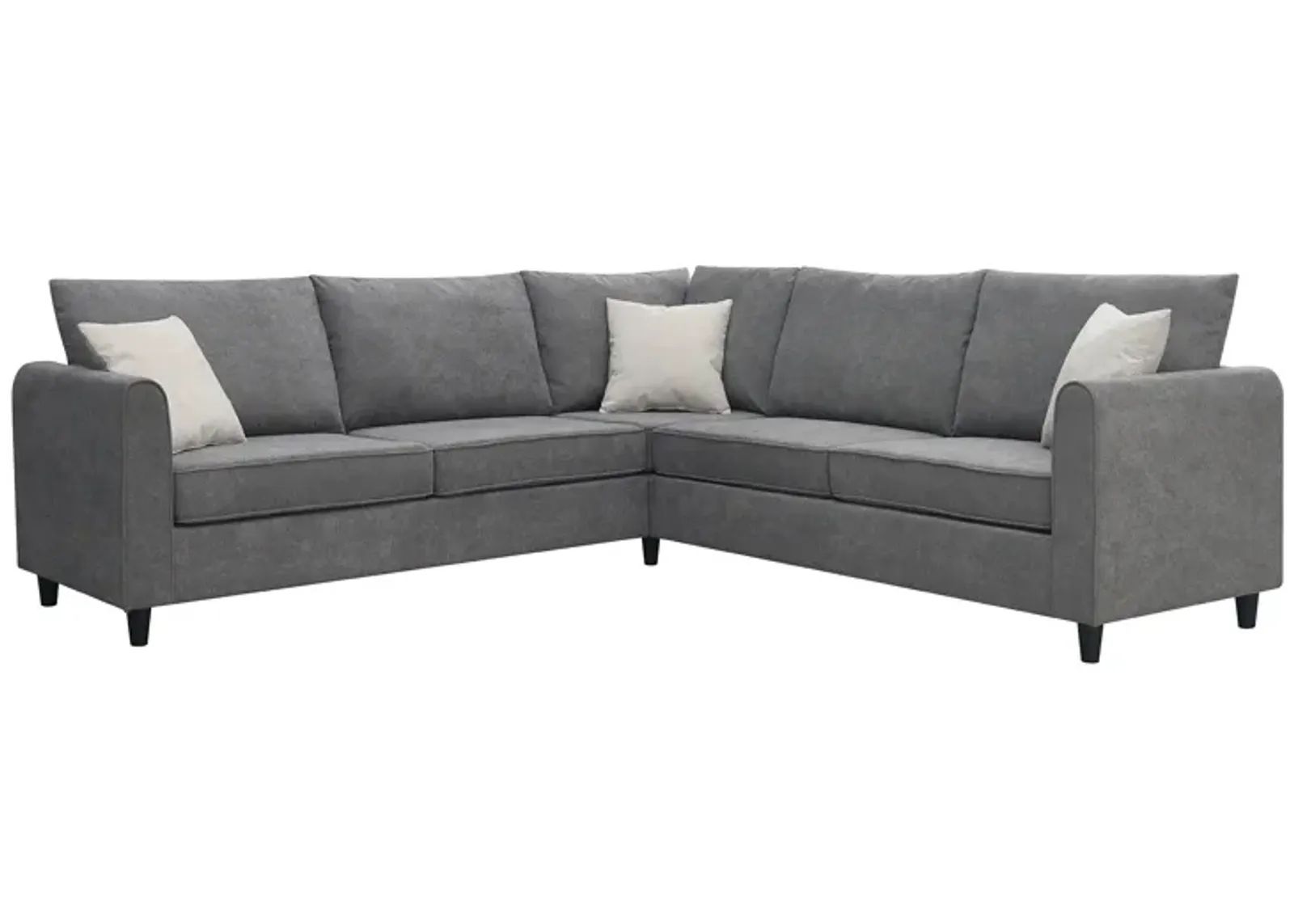 Merax Modern Upholstered Living Room Sectional Sofa