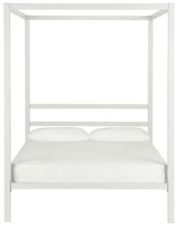 Modern Metal Canopy Bed Frame for Stylish Bedroom Design and Support