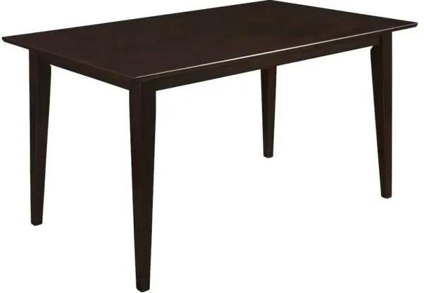 Gabriel Rectangular 59-inch Wood Dining Table Cappuccino