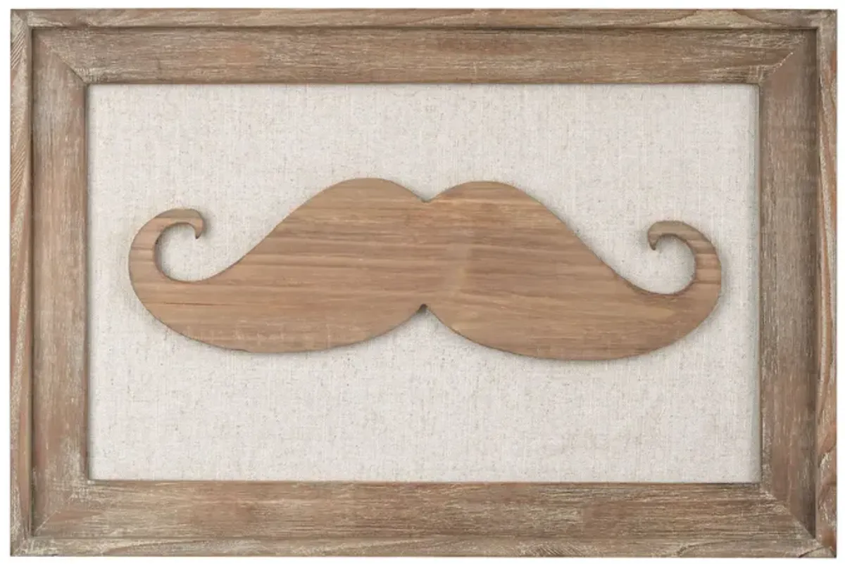 Moustache on Linen