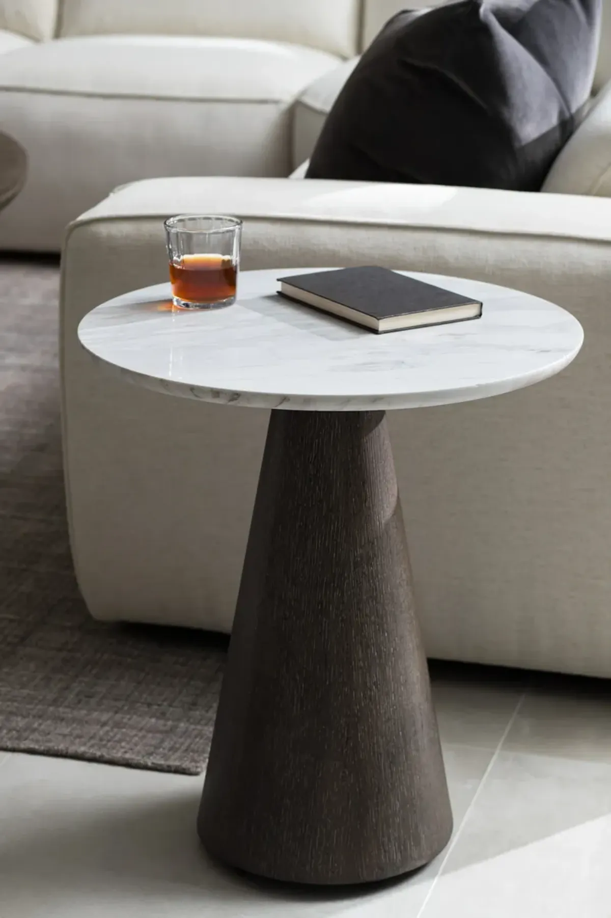 Modern Mood Round Accent Table