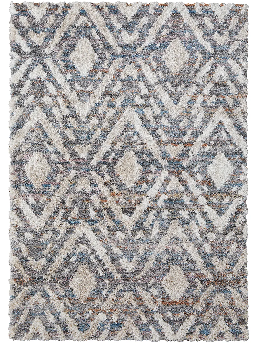 Mynka 39IAF Ivory/Gray/Taupe 2'6" x 8' Rug