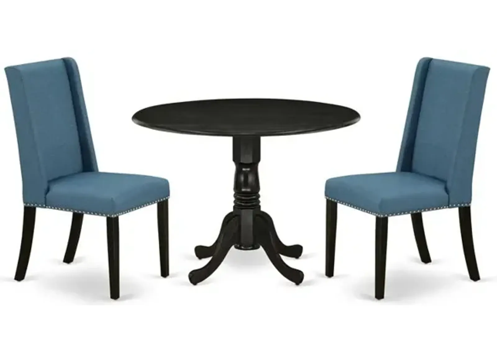 Dining Room Set Wirebrushed Black