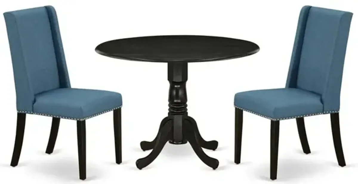 Dining Room Set Wirebrushed Black