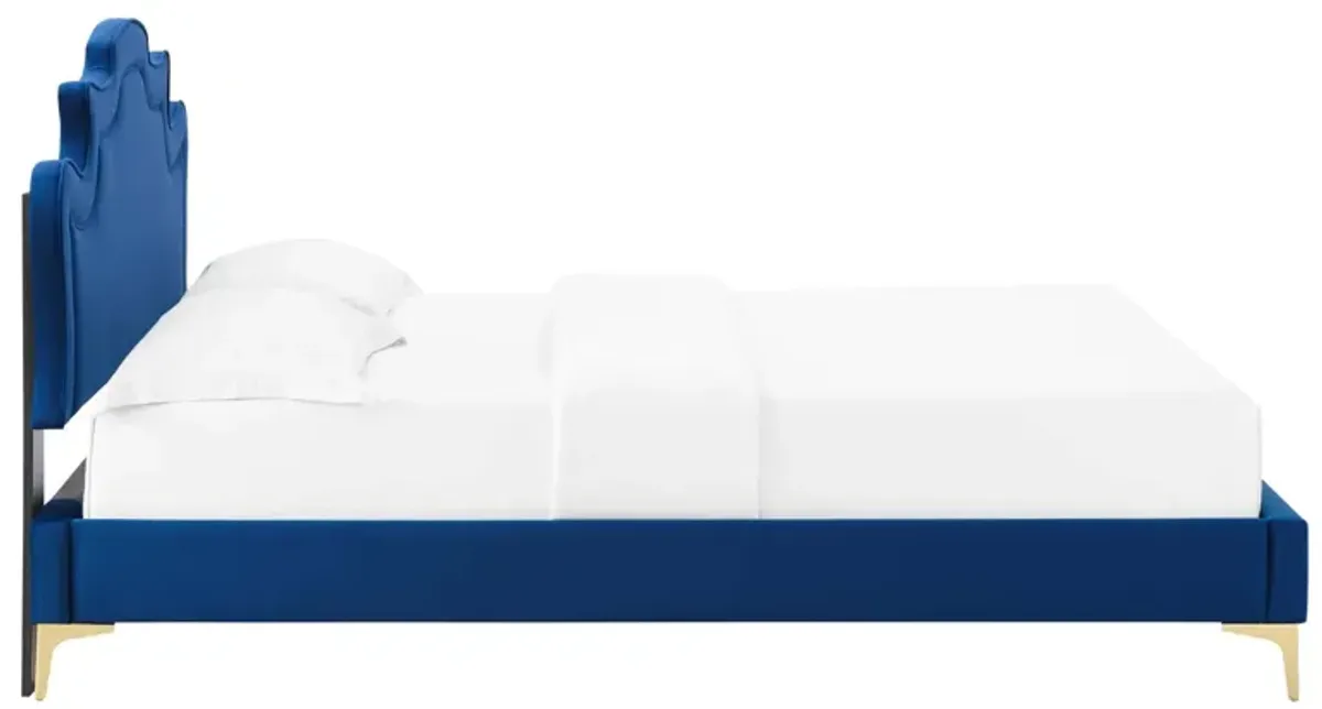 Modway - Neena Performance Velvet King Bed