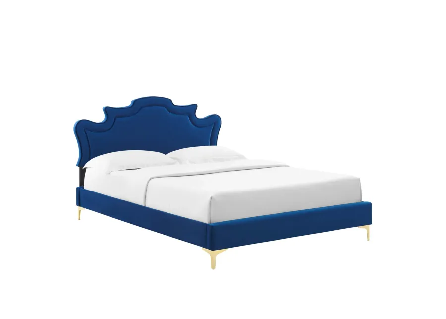 Modway - Neena Performance Velvet King Bed