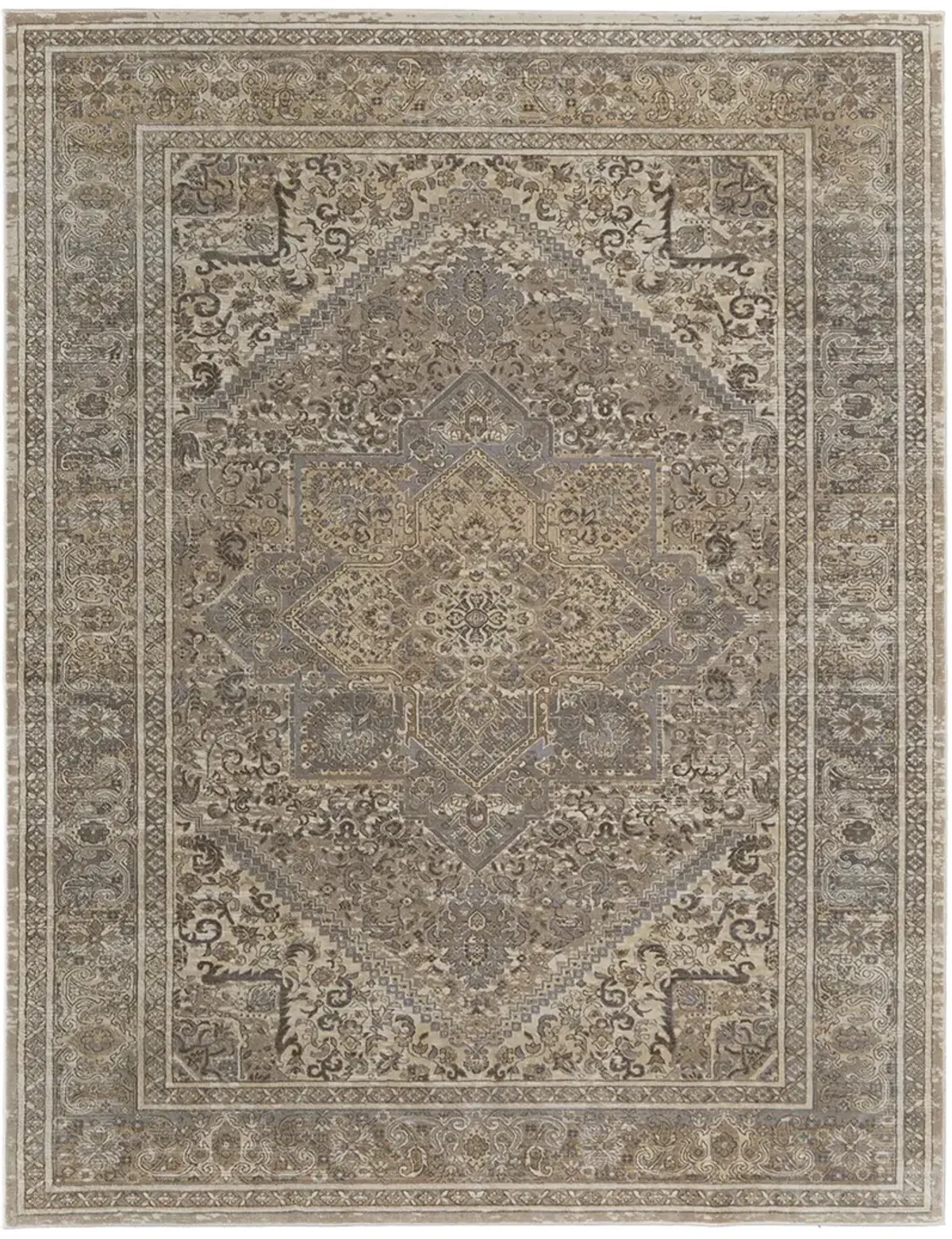 Celene 39KXF Tan/Brown/Ivory 9' x 12' Rug