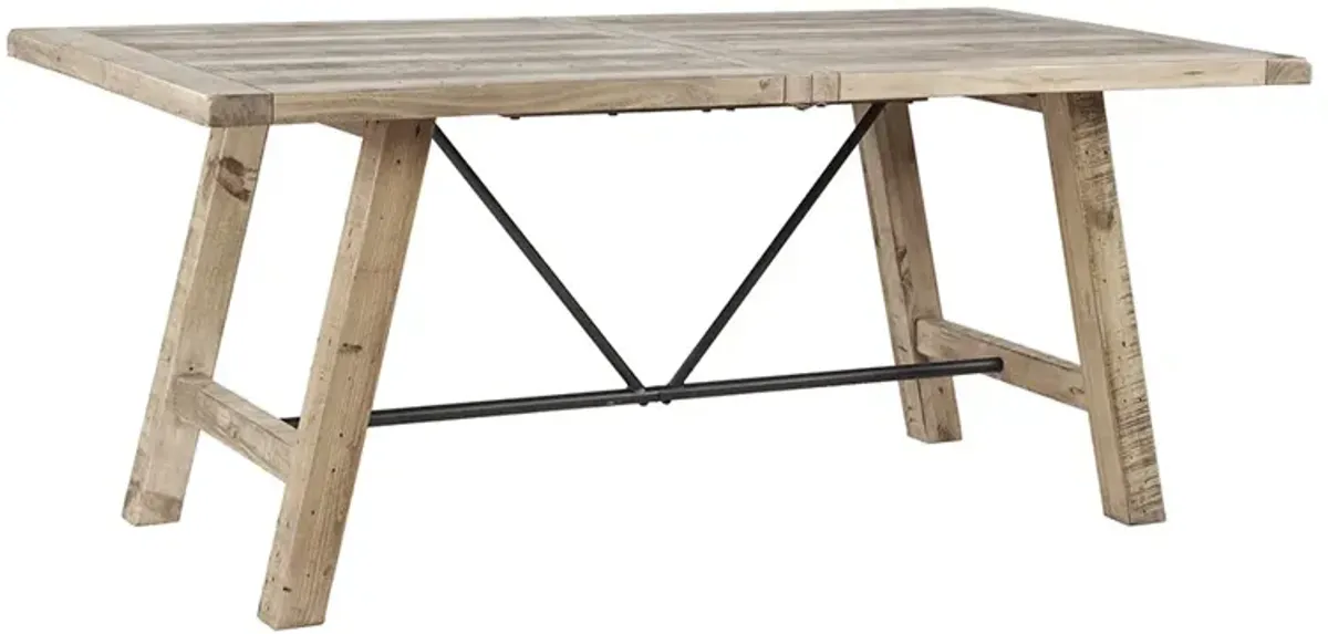 Gracie Mills Harold Modern Rustic Wood Dining Table