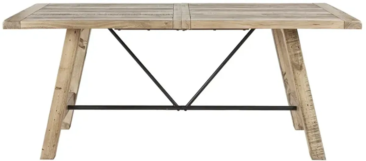 Gracie Mills Harold Modern Rustic Wood Dining Table