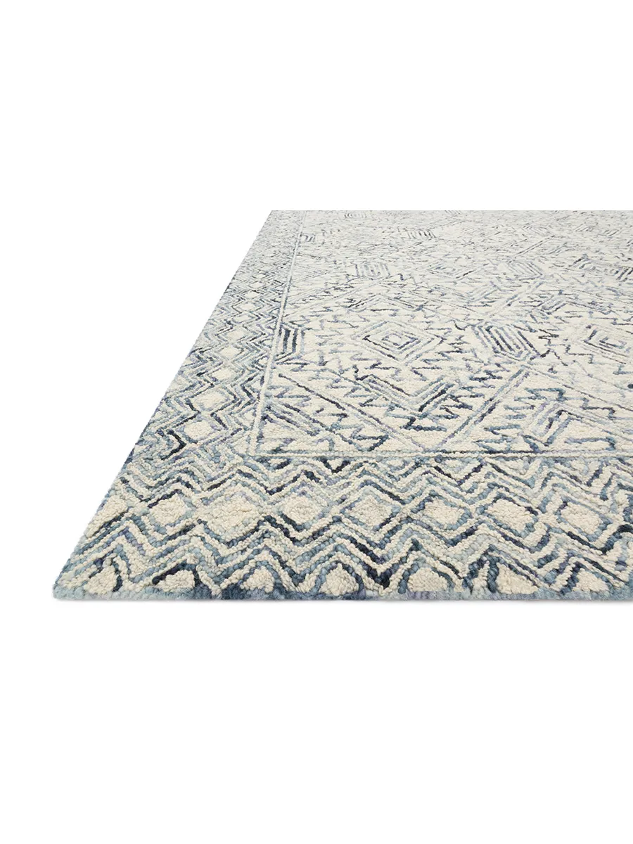 Ziva ZV03 Bluestone 7'9" x 9'9" Rug