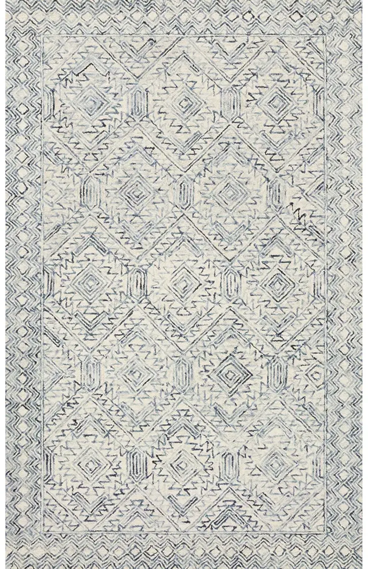 Ziva ZV03 Bluestone 7'9" x 9'9" Rug