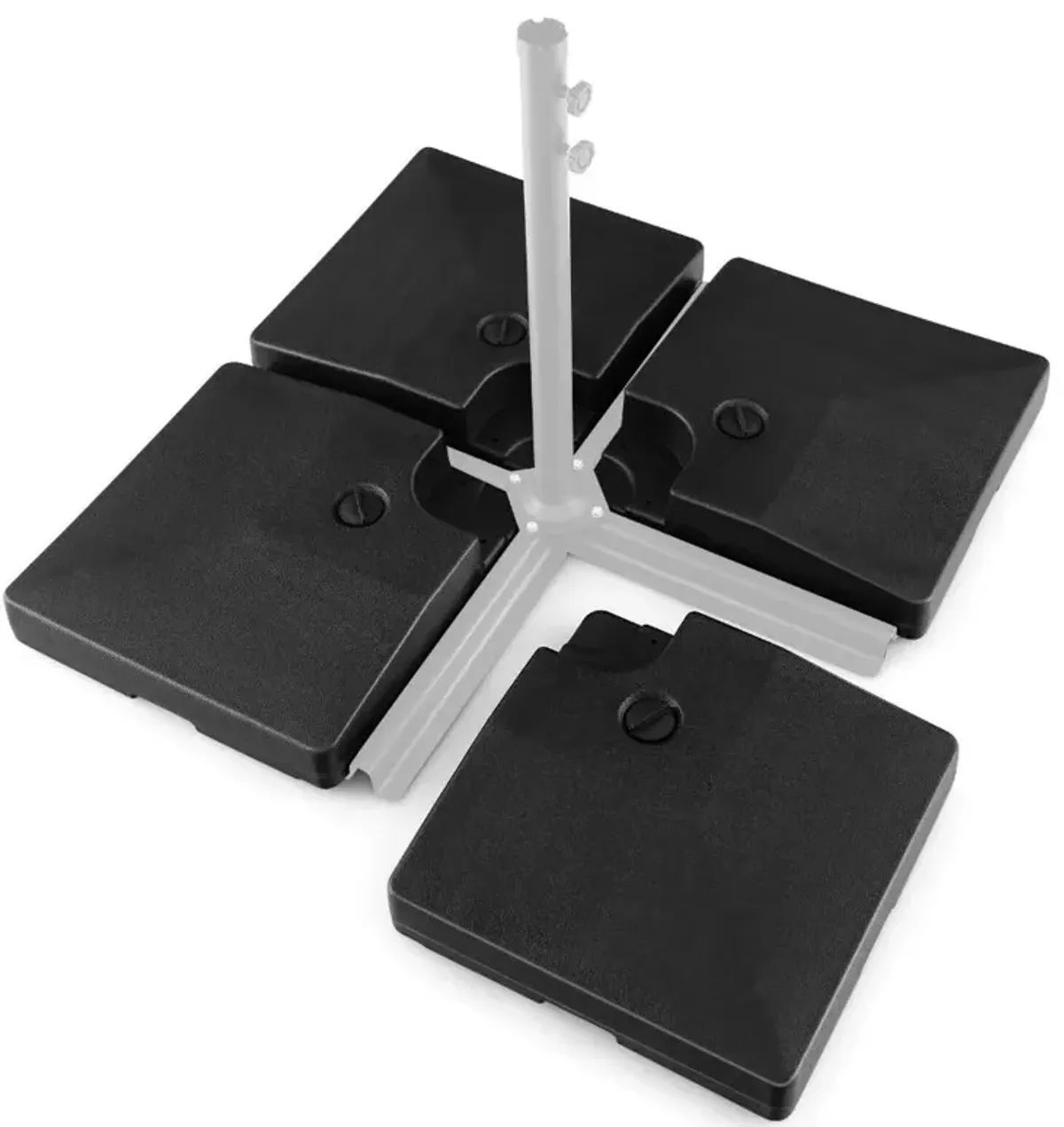 4-Piece 20L Cantilever Offset Patio Umbrella Base