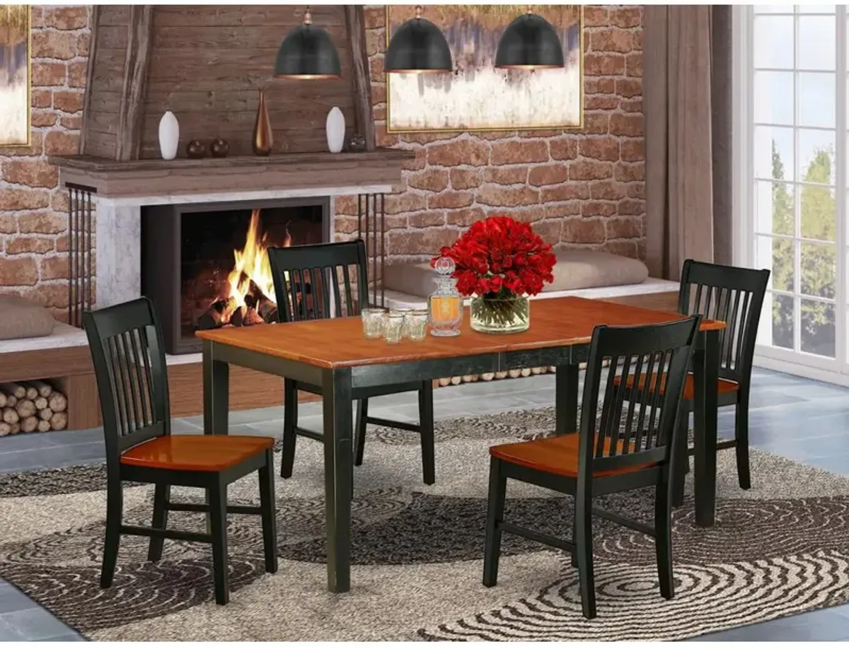 Dining Room Set Black & Cherry