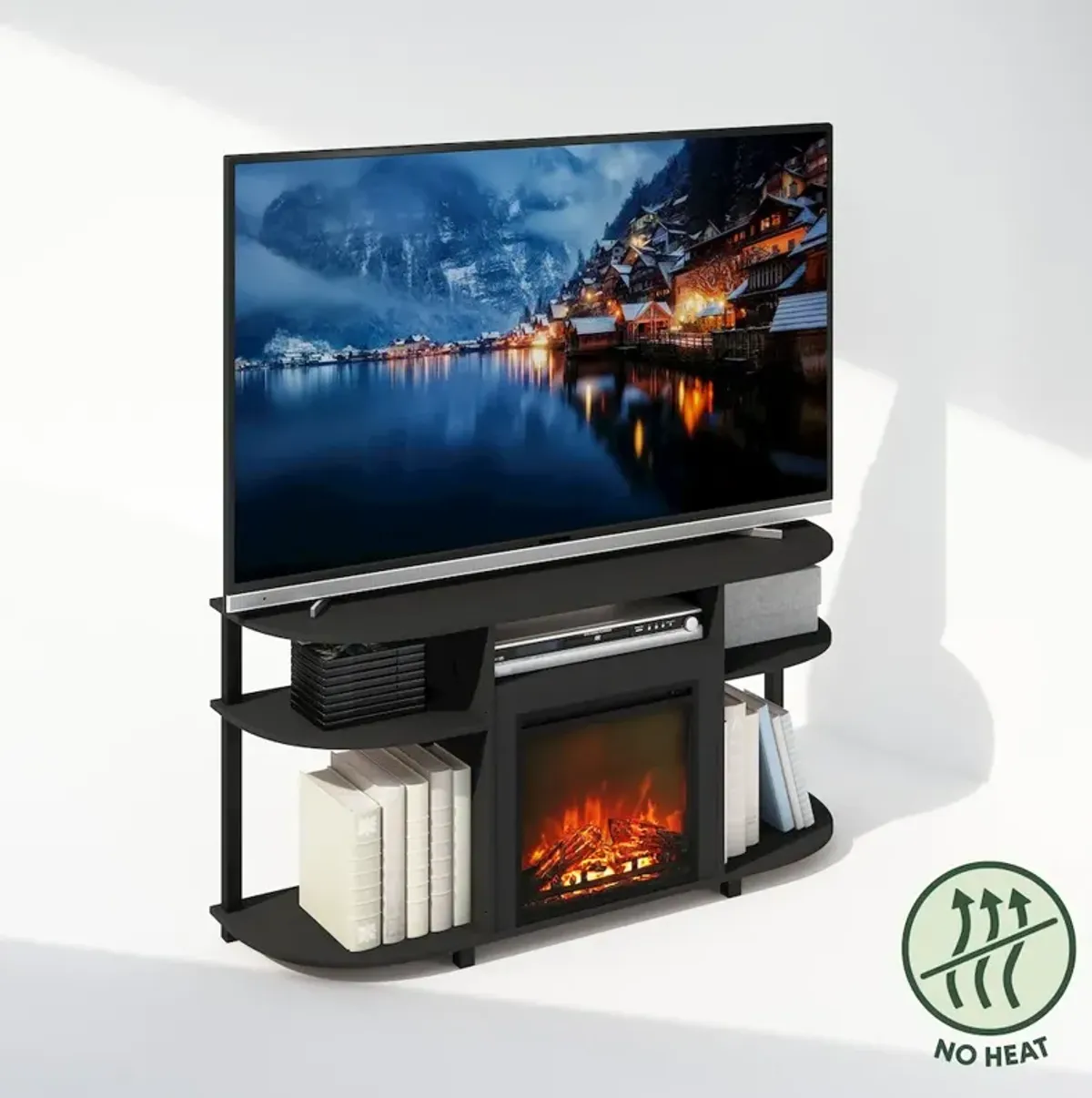 Fireplace TV Stand, Entertainment Center for TV up to 55 Inch