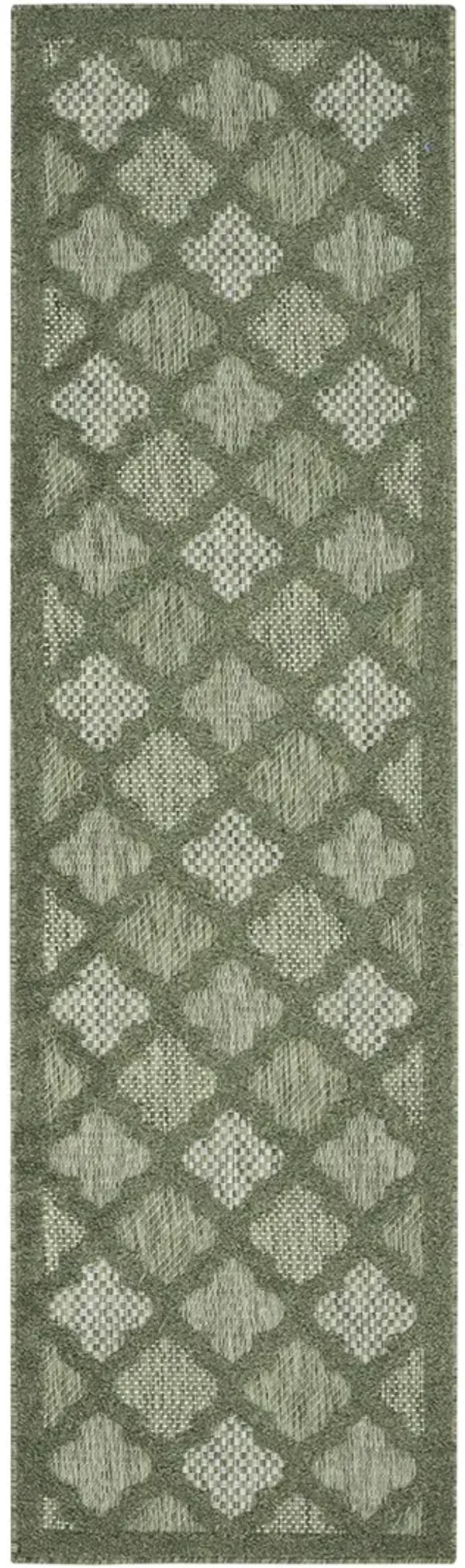 Easy Care NES01 Green 2'2" x 7'6 Rug