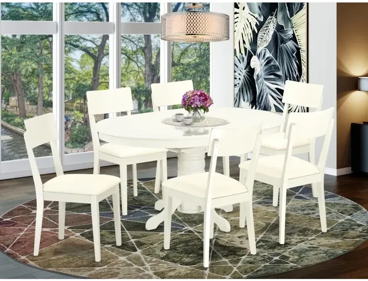 Dining Room Set Linen White