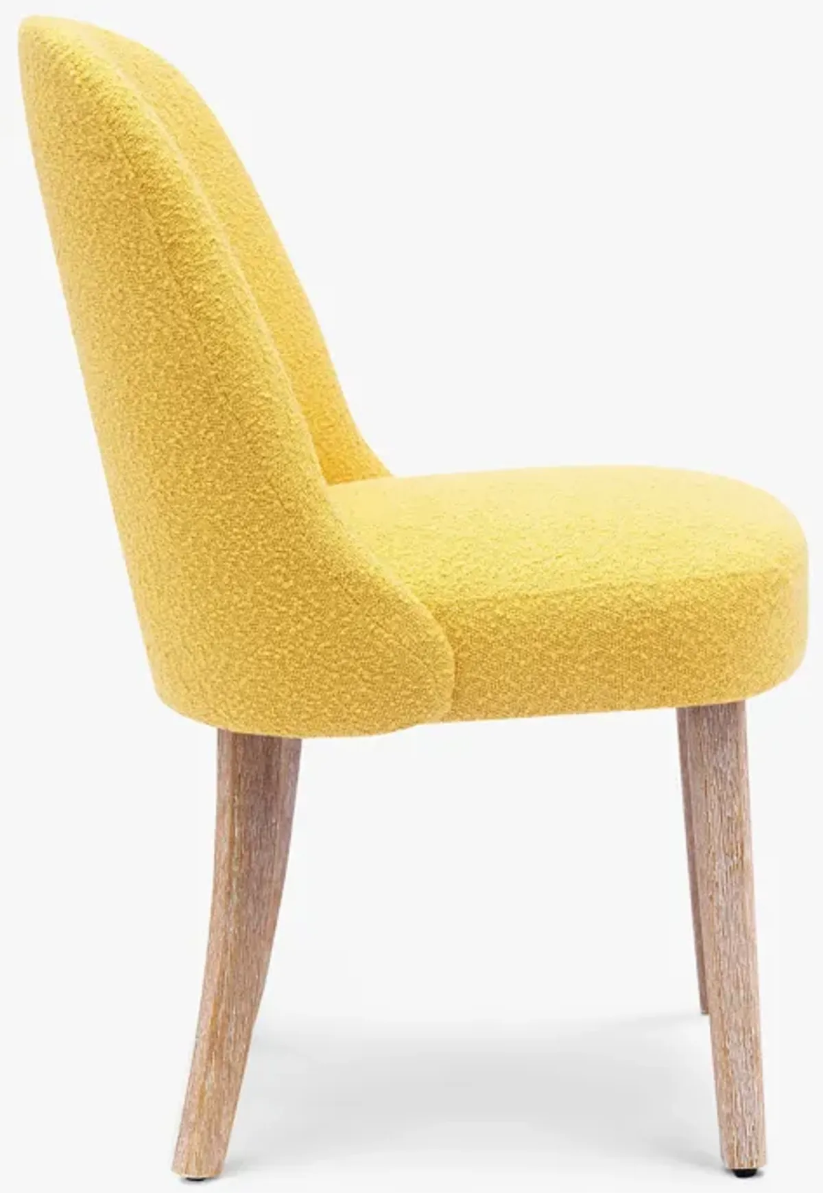 WestinTrends Genevieve Mid-Century Modern Upholstered Boucle Dining Chair