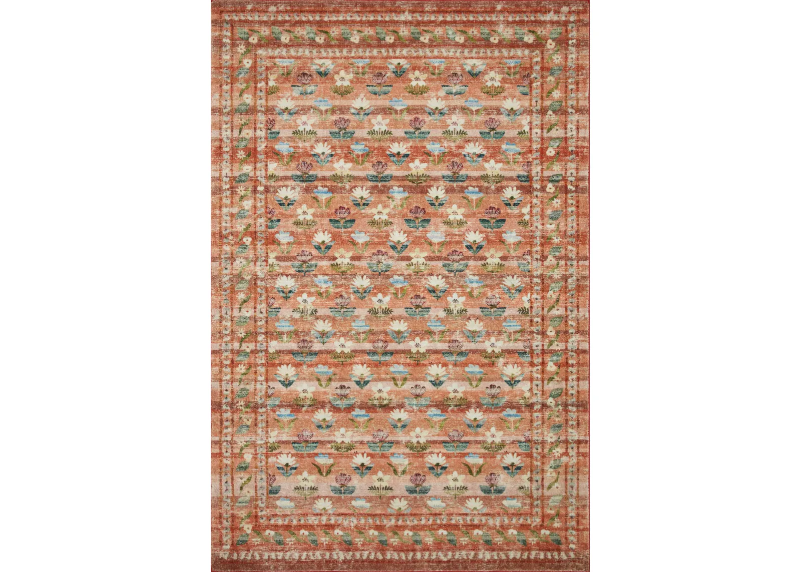 Courtyard COU05 Terracotta 8'6" x 11'6" Rug