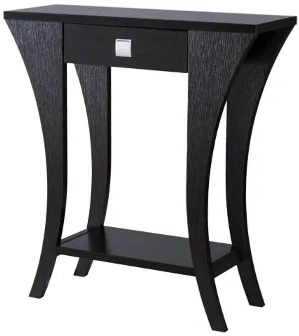 Red Cocoa Entryway/Hallway Console with Drawer Table