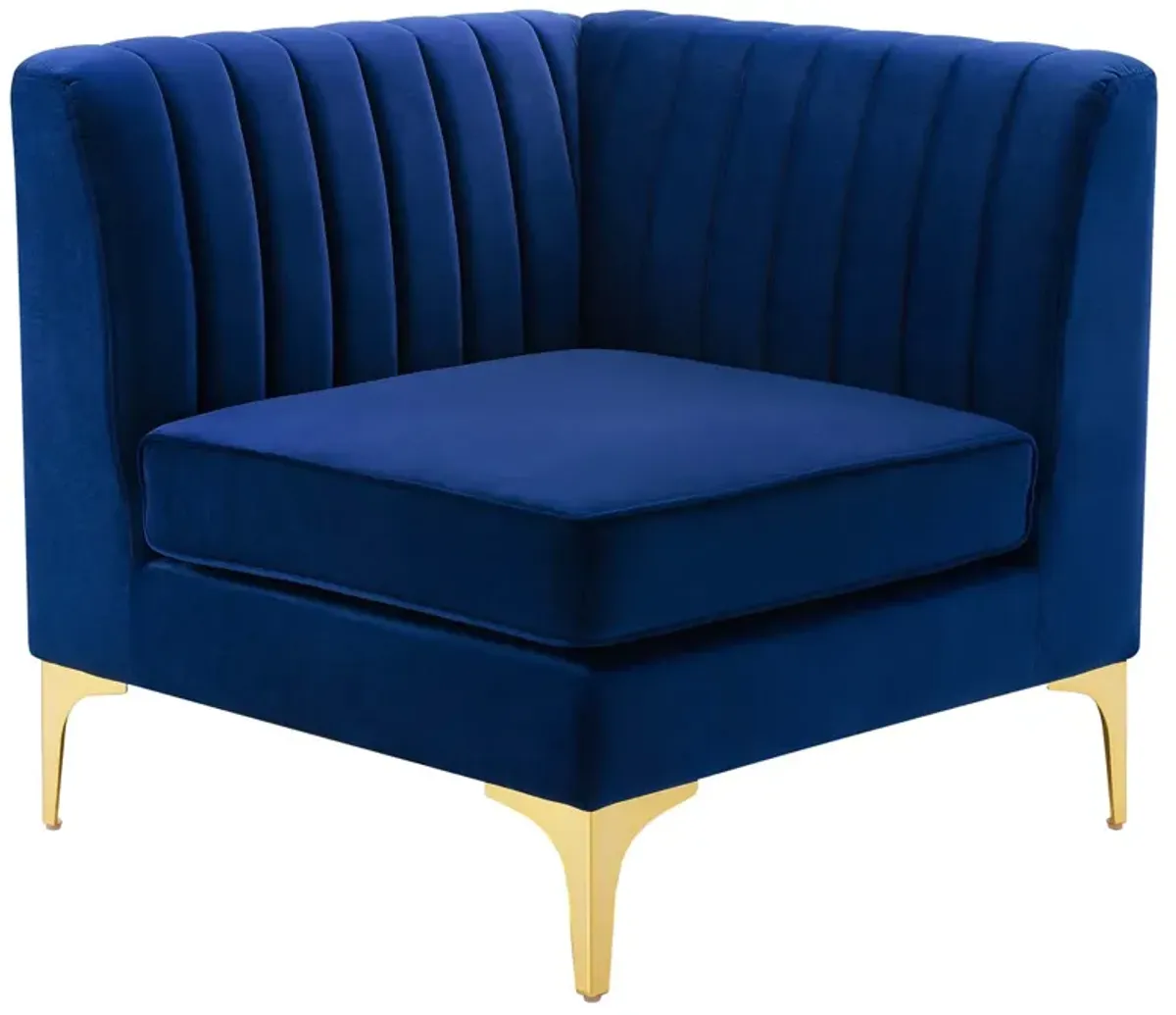 Triumph Channel Tufted Performance Velvet Loveseat