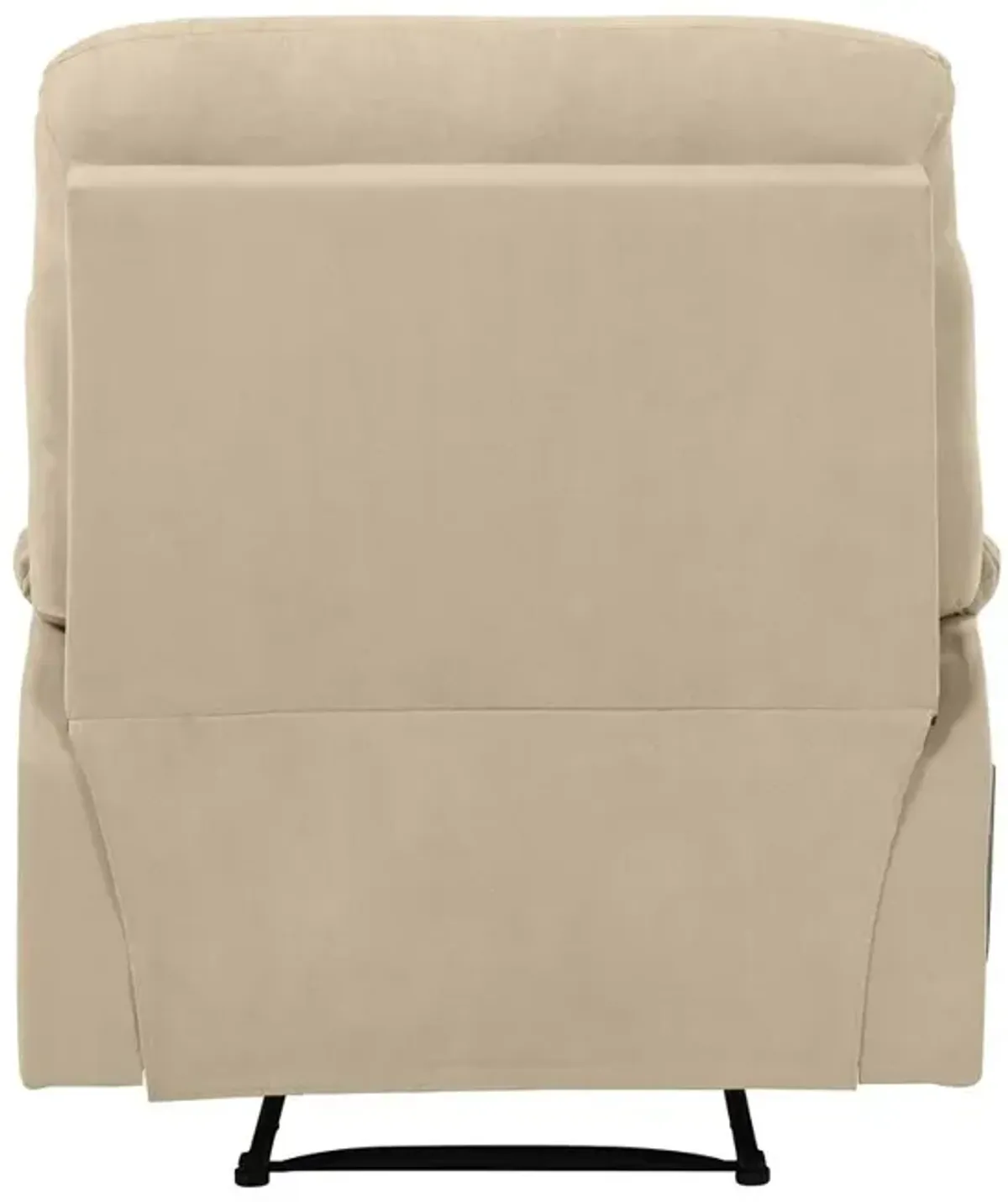 ProLounger Wall Hugger Recliner in Khaki Microfiber with Stitched Back