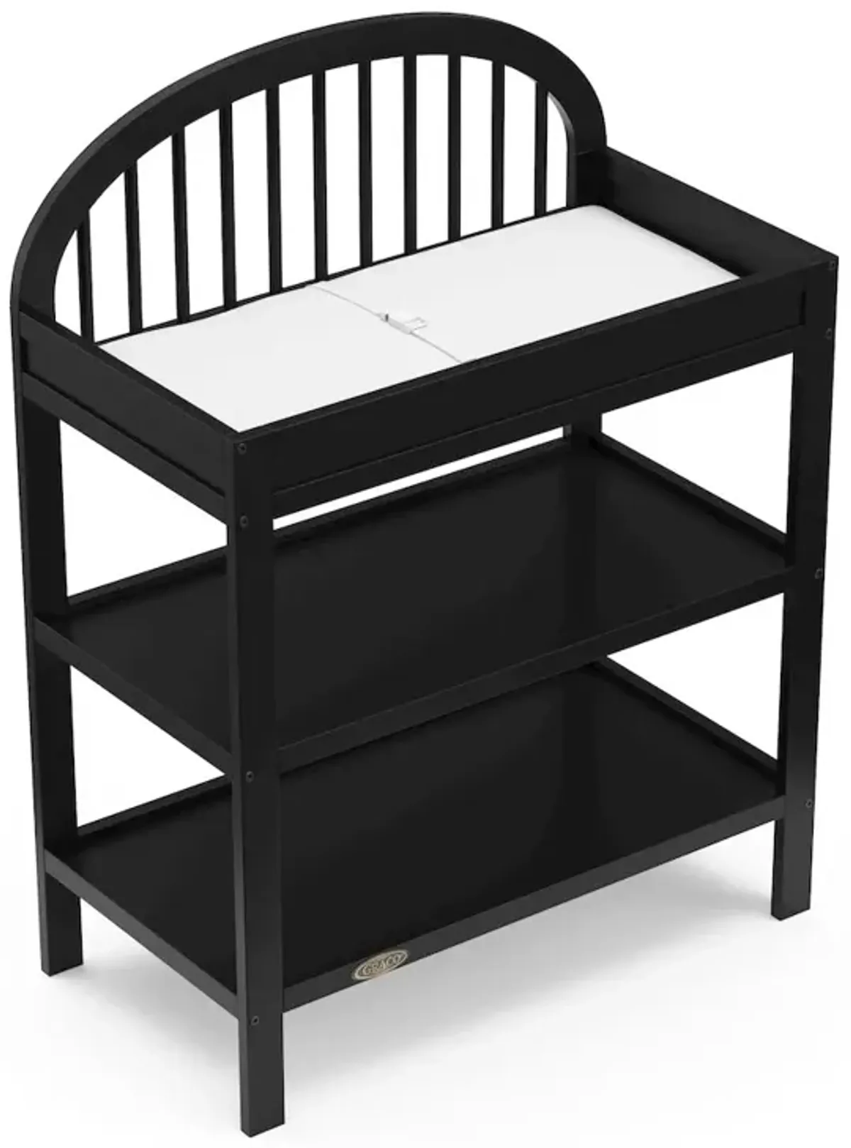 Graco Olivia Changing Table with Water-Resistant Changing Pad (Black)