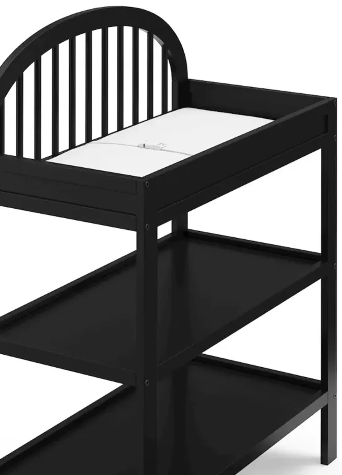 Graco Olivia Changing Table with Water-Resistant Changing Pad (Black)