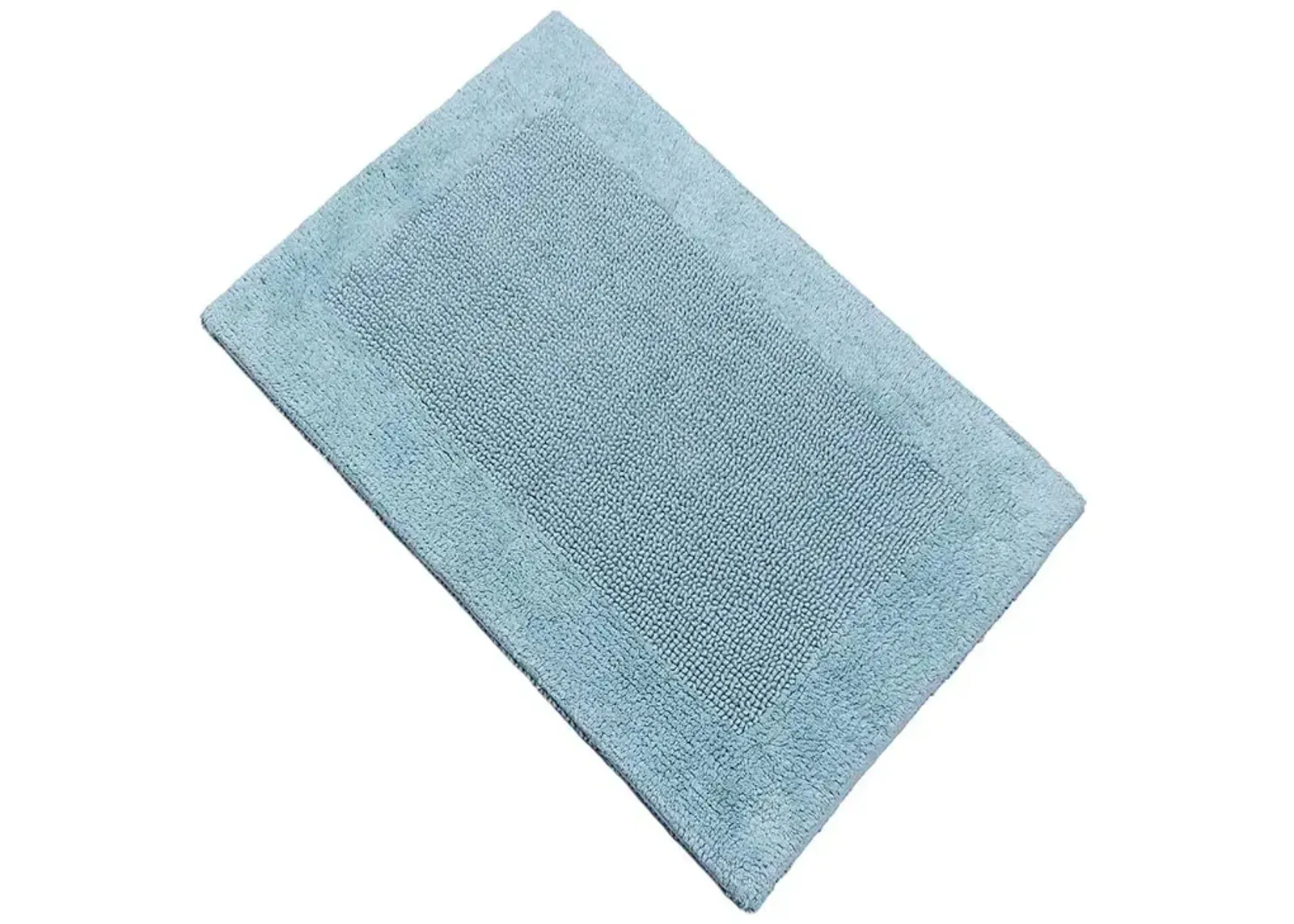 Knightsbridge Bella Napoli 220 GSF Reversible Bath Rug 24 x 40 - Light Blue