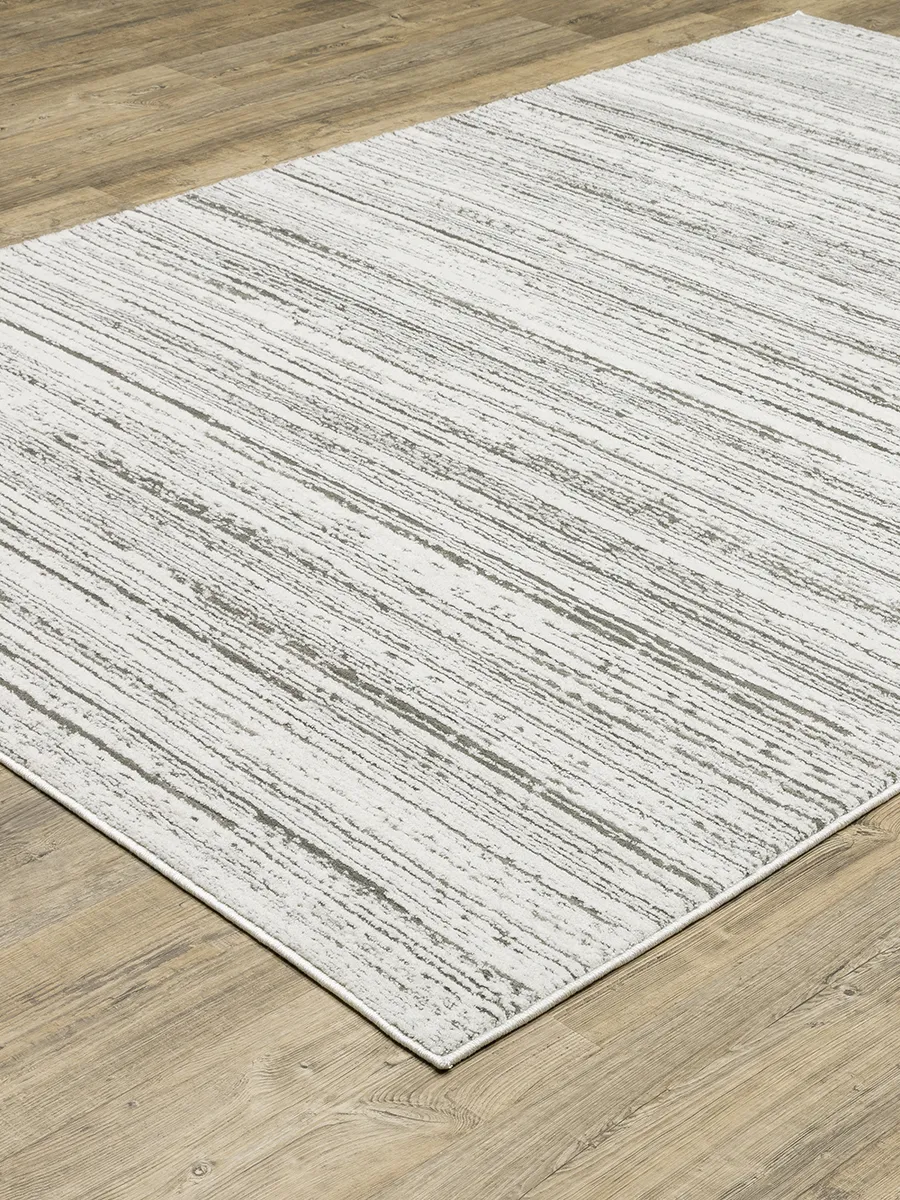 Montecito 6'7" x 9'6" White Rug