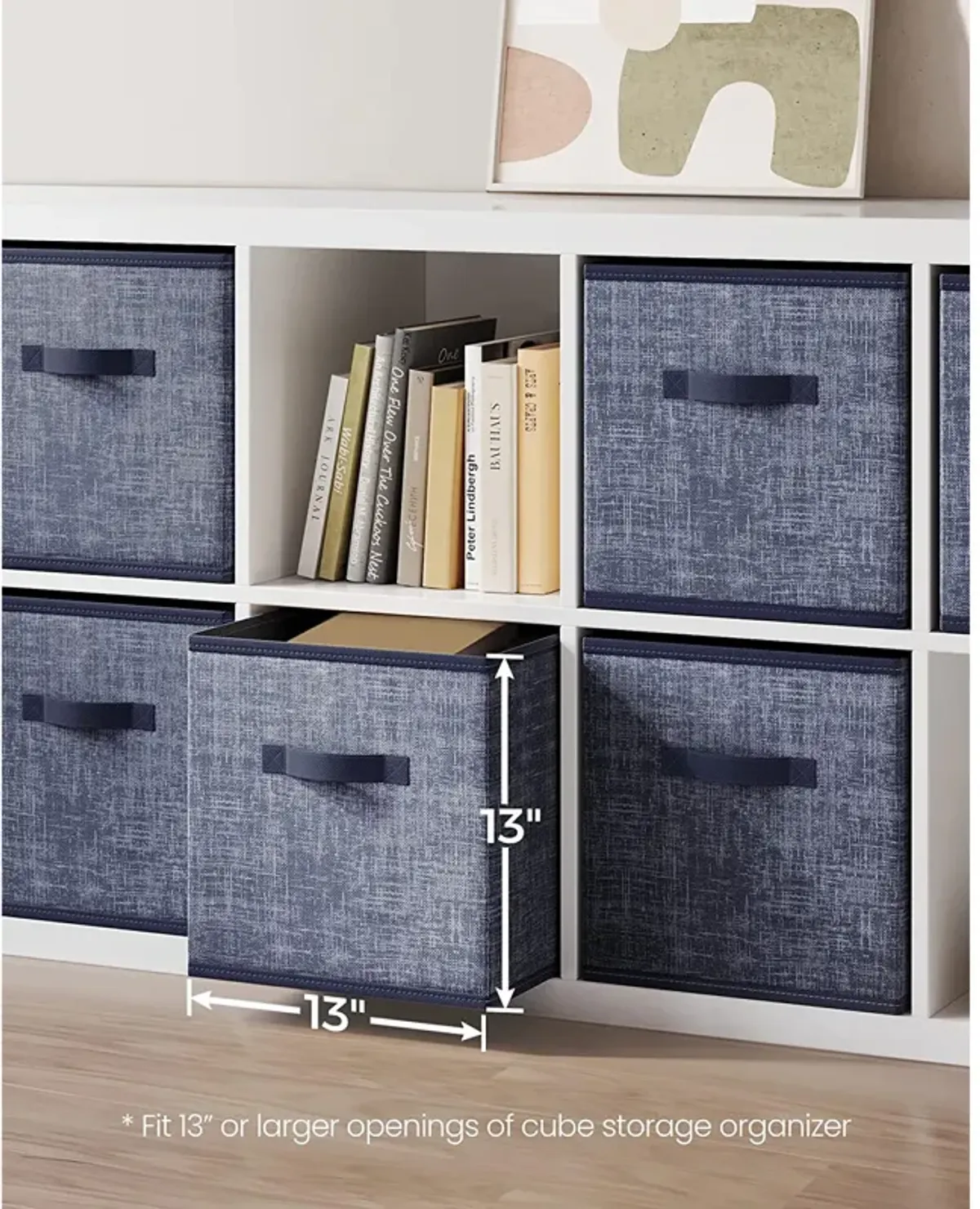 Non-Woven Fabric Storage Cubes with Double Handles