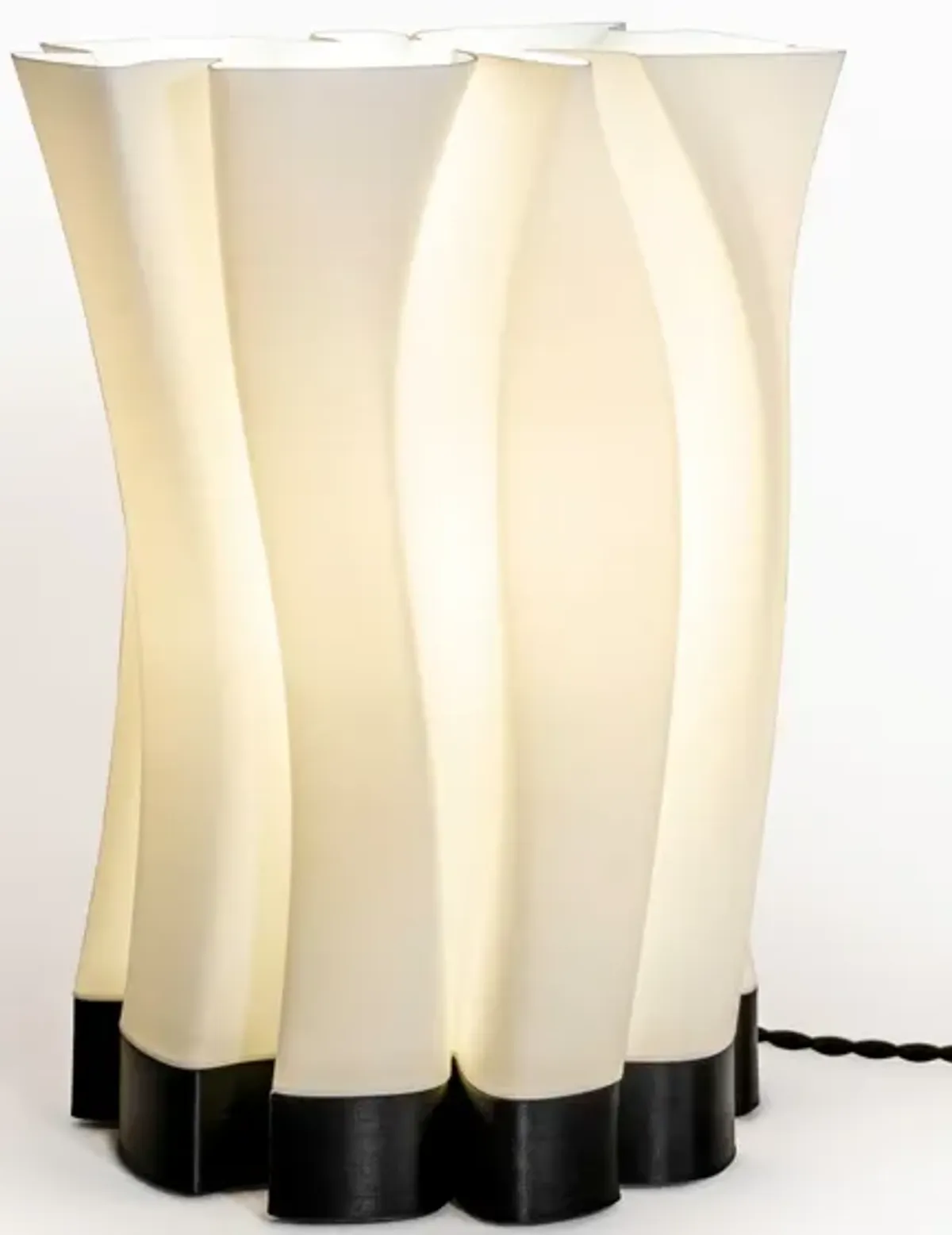 Flame Modern Bohemian Plant-Based PLA 3D Printed Dimmable LED Table Lamp
