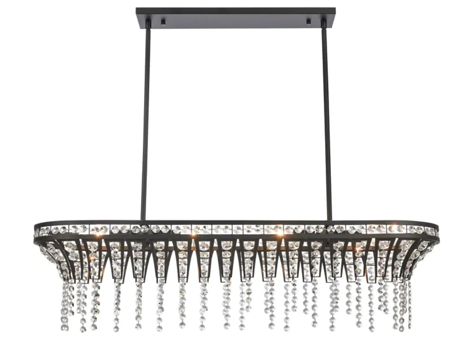 Fantania 36'' Wide 4-Light Linear Chandelier