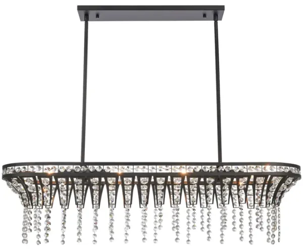 Fantania 36'' Wide 4-Light Linear Chandelier