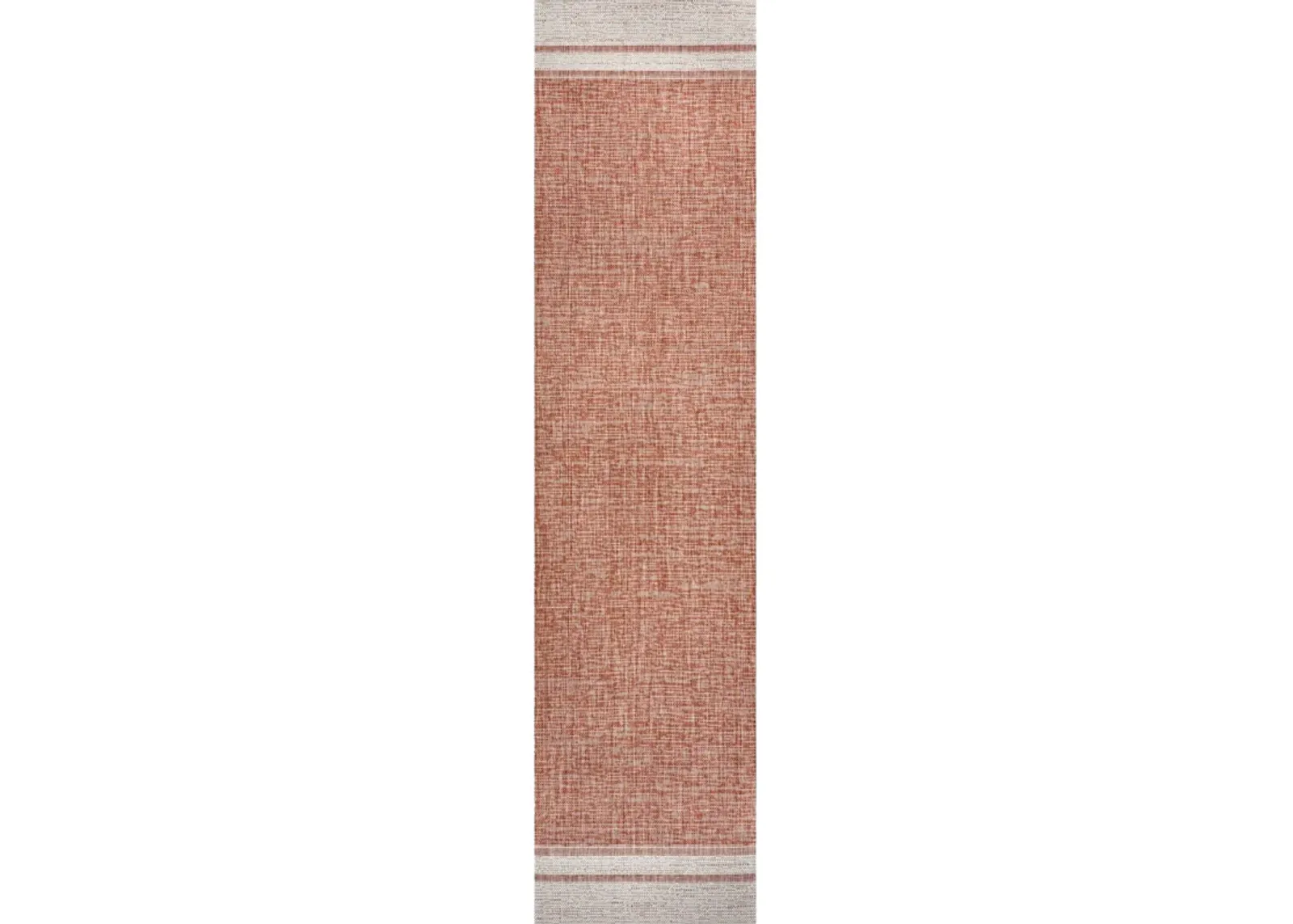 Alda Modern Minimalist Mingled Solid Indoor/Outdoor Area Rug