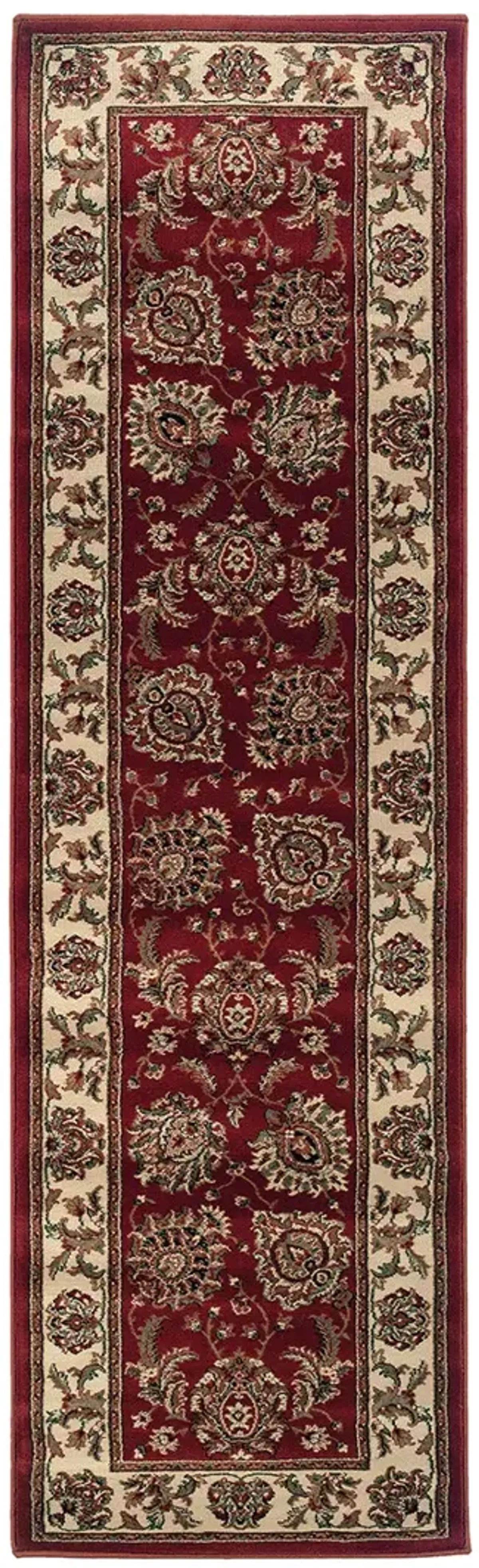 Ariana 2'7" x 9'4" Red Rug