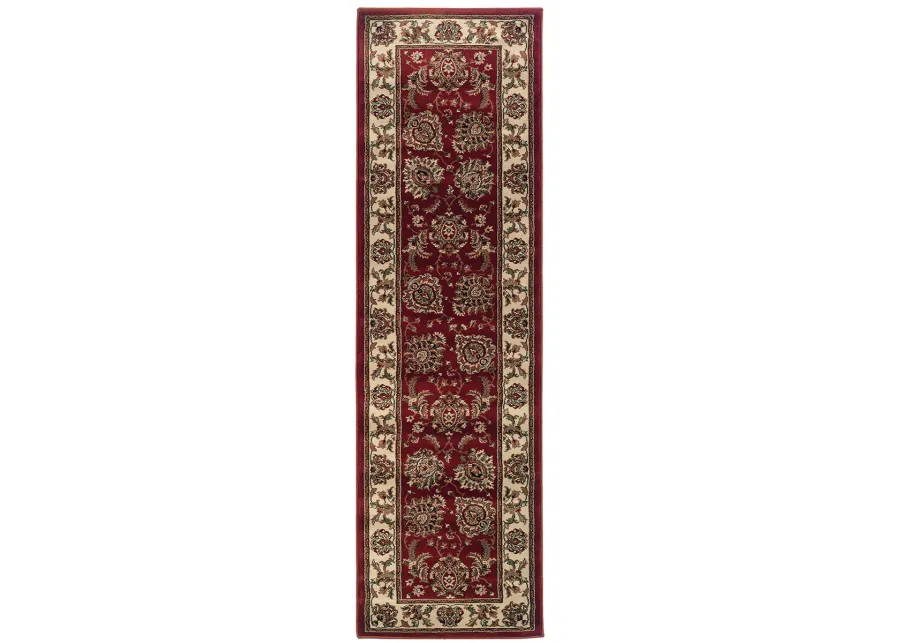 Ariana 2'7" x 9'4" Red Rug