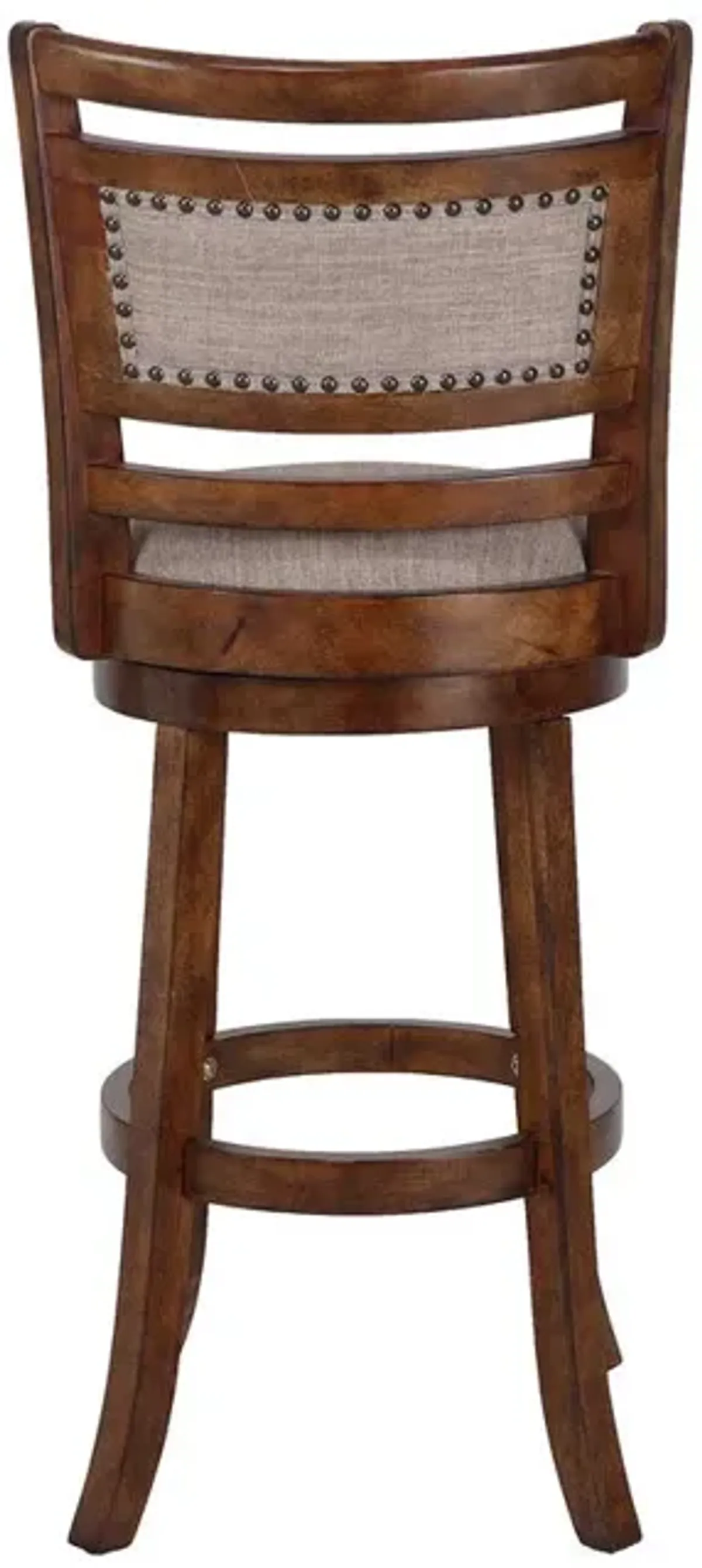 New Classic Furniture Aberdeen Brown Solid Wood Swivel Bar Stool (Set of 2)