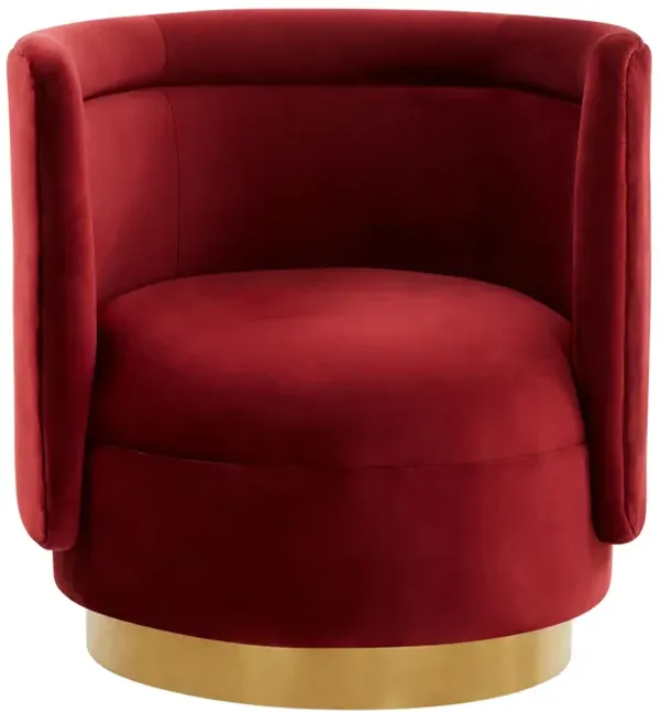 Remy Velvet Swivel Chair