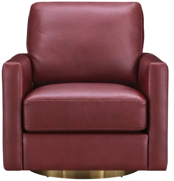 Ashby Swivel Leather Chair
