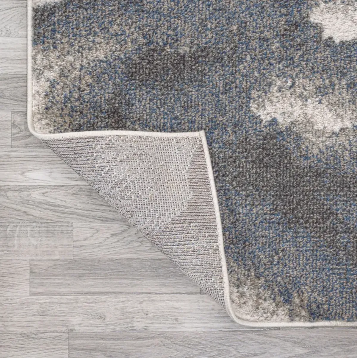 Petalo Abstract Two Tone Modern Area Rug