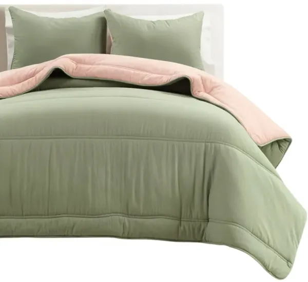 Reversible Quilted Comforter Set – Lightweight, Soft, and Breathable