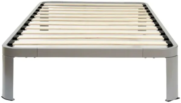 Hivvago Twin size Luna Metal Platform Bed Frame with Wood Slats