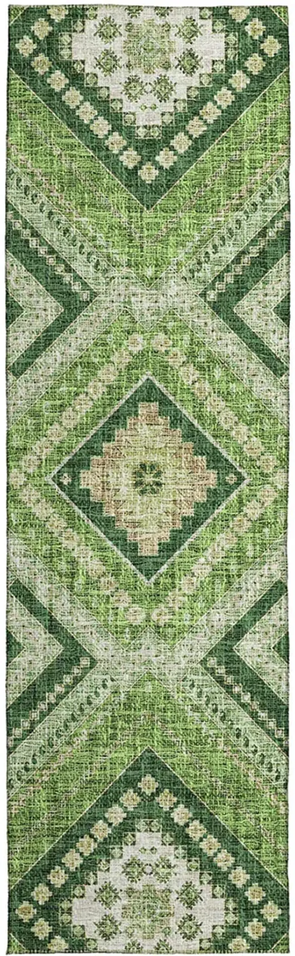 Portico PO5 Green 2'3" x 7'6" Rug