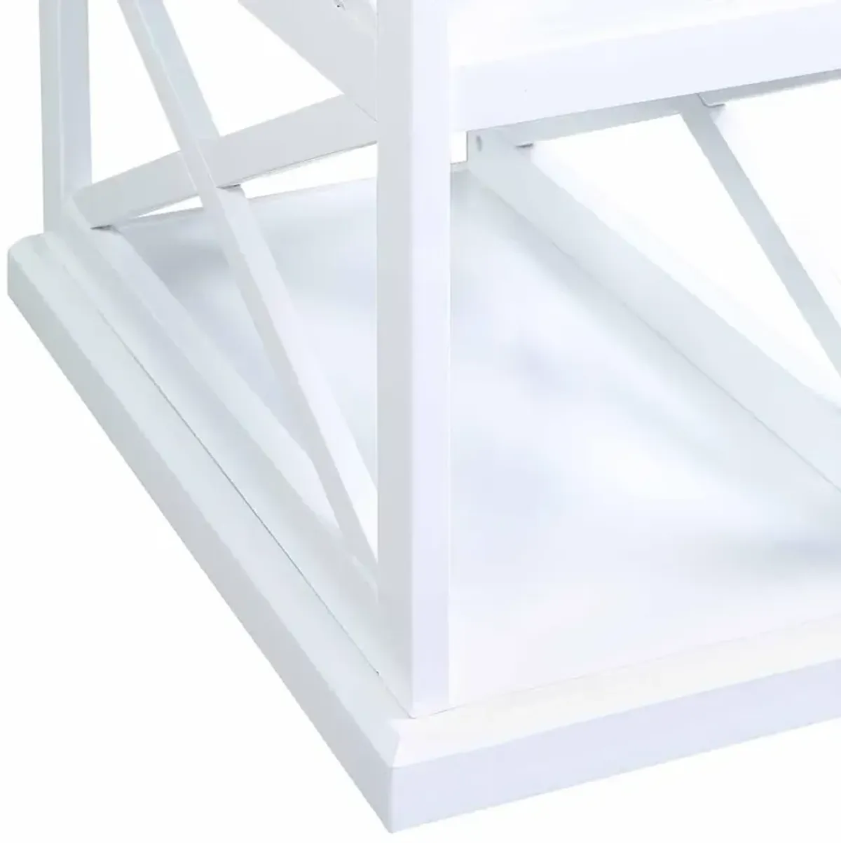 Convenience Concepts Coventry Chairside End Table with Shelves Multi