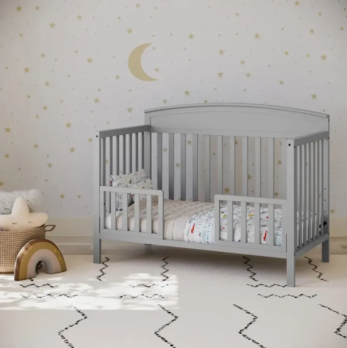 Graco Benton 5-in-1 Convertible Crib (Pebble Gray)