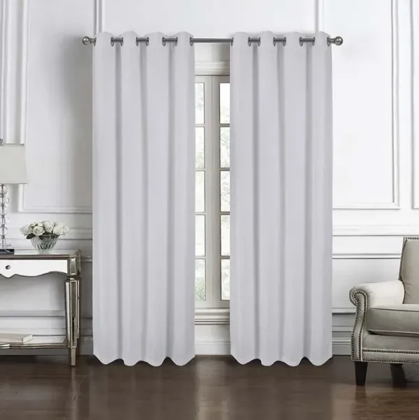 RT Designers Collection Bridgeport Jacquard High Quality Light Filtering Grommet Curtain Panel