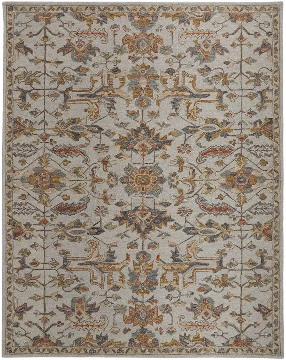 Fallon 8838F Gray/Gold 10' x 14' Rug