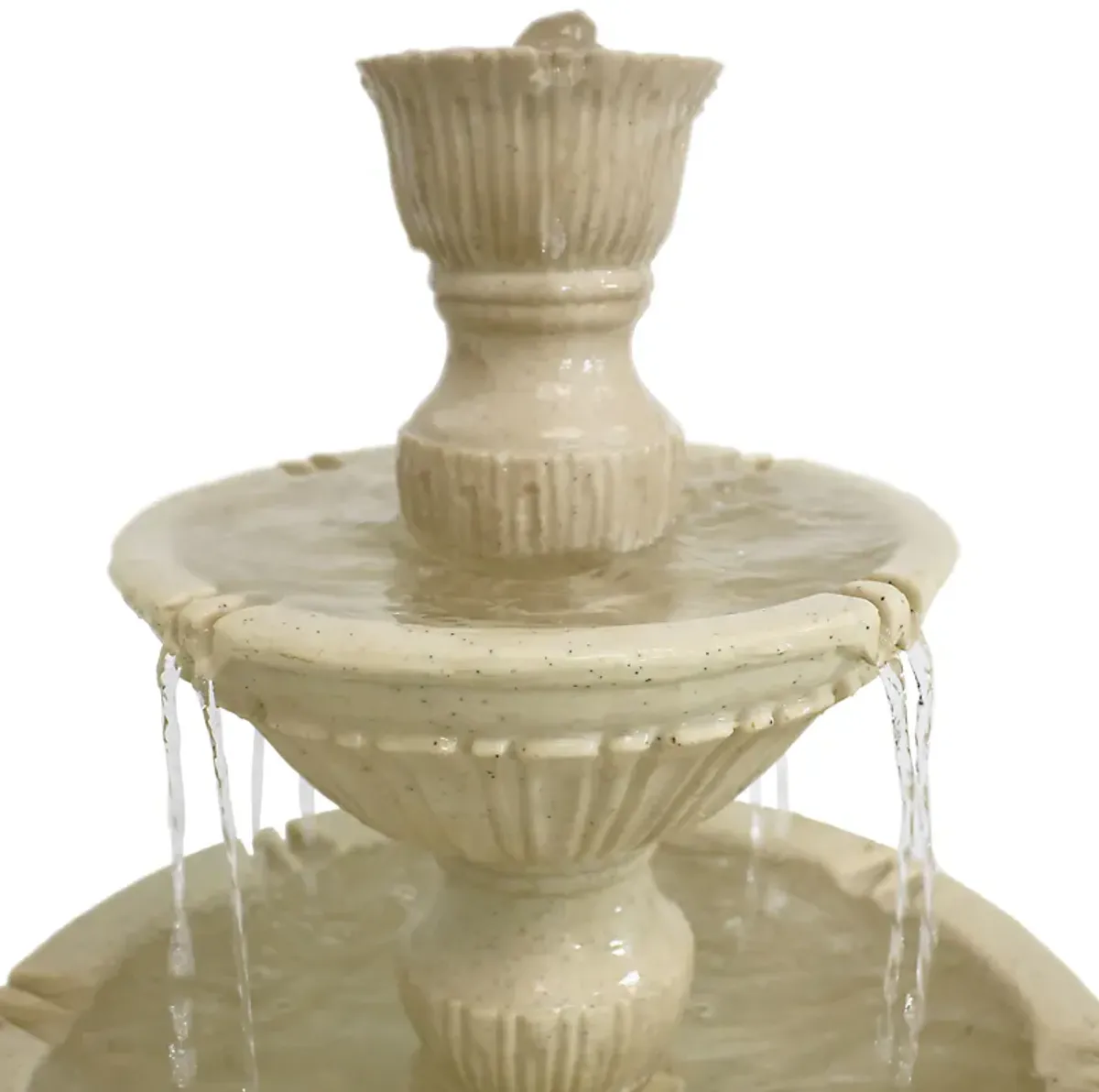 Sunnydaze Classic Designer Polystone Outdoor 3-Tier Fountain