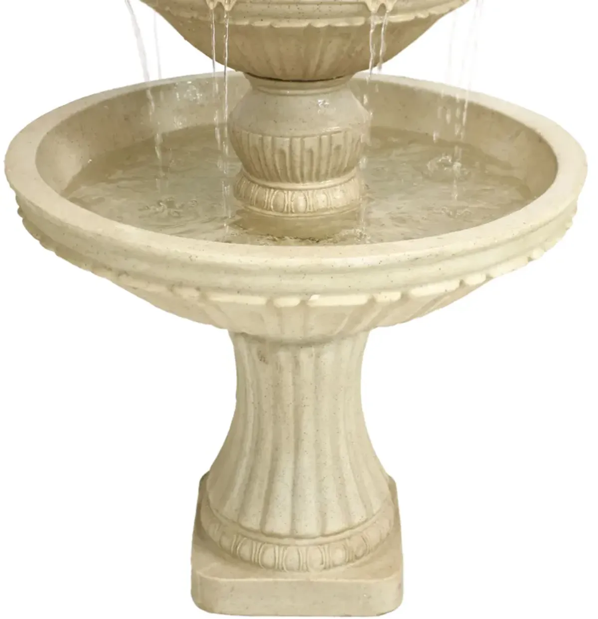 Sunnydaze Classic Designer Polystone Outdoor 3-Tier Fountain